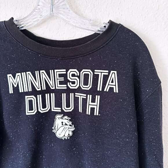 Minnesota Duluth University Under Armour Flecked Black Pullover Sweatshirt M - Picture 2 of 5